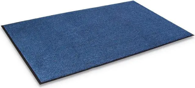 Alt view image 2 of 5 - Crown Rely-On Olefin GS 0046MB 315 Light Traffic Wiper Entrance Mat, 4 ft W x 6 ft L, 3/8 in THK, Marlin Blue, Polypropylene
