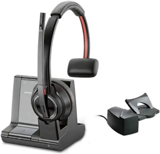 Alt view image 3 of 16 - Plantronics Savi 8200 Series Wireless Dect Headset System