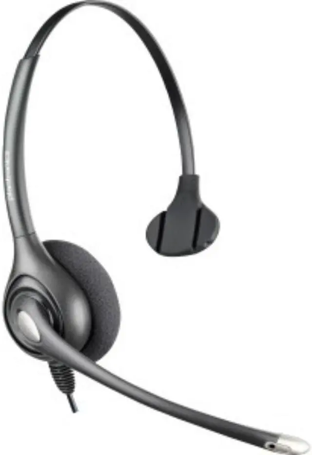 Alt view image 4 of 7 - Plantronics 92715-01 Supraplus Wideband HW251NC QD Monaural Headset - Black