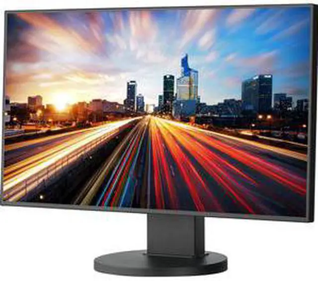 Alt view image 11 of 20 - NEC Display Solutions EX241UN-BK 24” Widescreen Full HD 6ms Monitor with 4-Sided Ultra-Narrow Bezel and IPS Panel, 250cd/m2, D-Sub, DVI, HDMI, DisplayPort,Tilt, Swivel, Pivot, Height-adjustable stand