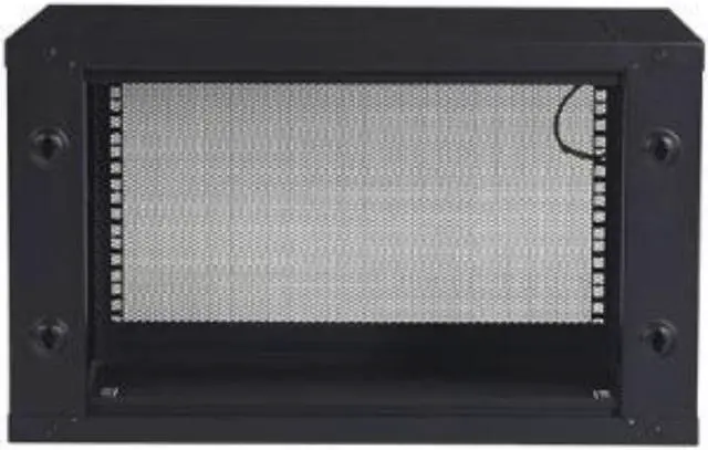 Alt view image 2 of 5 - APC by Schneider Electric NetShelter WX 6U Wall Mount Cabinet - For Server, LAN Switch - 6U Rack Height x 19" Rack Width x 12.95" Rack Depth - Wall Mountable - Black - 200.42 lb Static/Stationary Weight Capacity