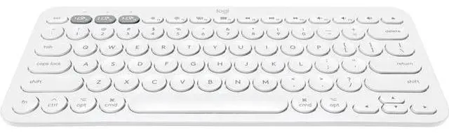 Alt view image 7 of 20 - Logitech K380 Multi-Device Bluetooth Keyboard for MAC -Off White