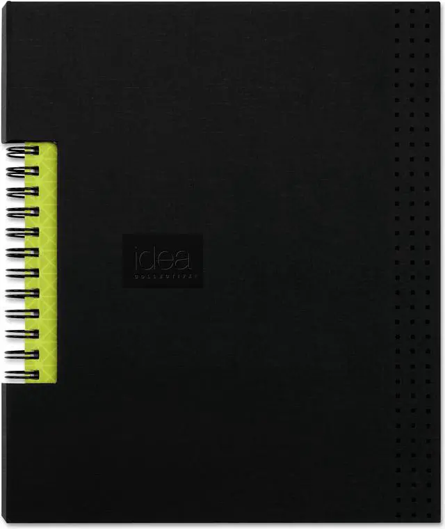 Alt view image 2 of 3 - Oxford 56897 Idea Collective Professional Wirebound Hardcover Notebook, 8 1/4 X 5 7/8, Black