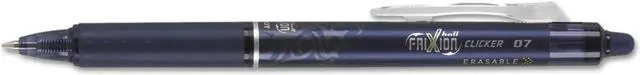 Alt view image 3 of 5 - Pilot FriXion Clicker Erasable Gel Ink Retractable Pen Navy Ink .7mm 31457