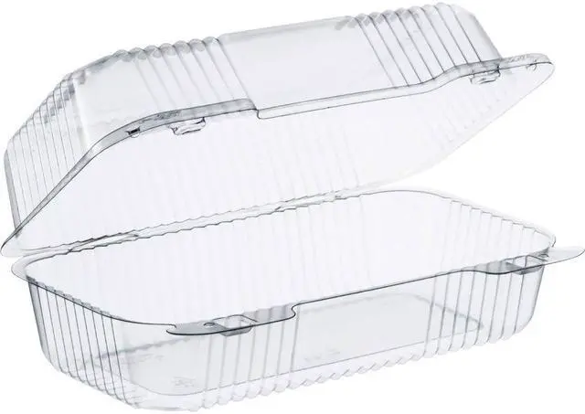 Alt view image 2 of 4 - Dart StayLock Clear Hinged Lid Containers 5.4 x 9 x 3.5 Clear 250/Carton C35UT1