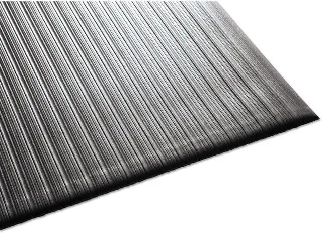 Alt view image 7 of 8 - Guardian Air Step Antifatigue Mat, Polypropylene, 36 X 60, Black 24030502