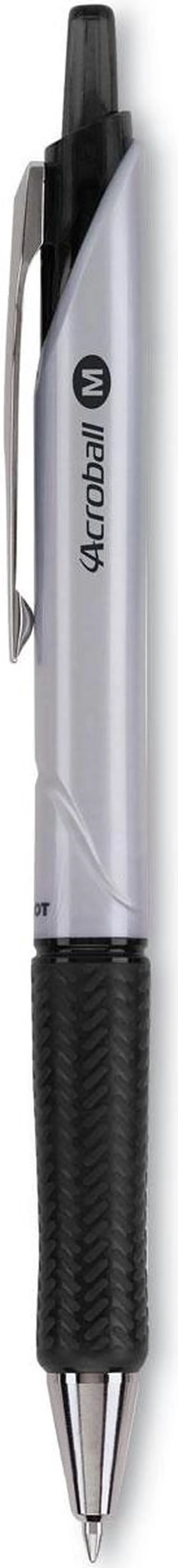 Alt view image 3 of 5 - Pilot Acroball Pro Ball Point Retractable Pen Black Ink 1mm Dozen 31910
