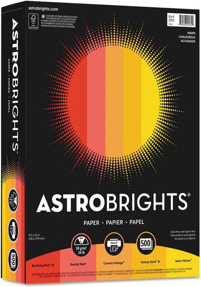 Alt view image 3 of 14 - Astrobrights Colored Paper