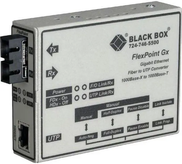 Alt view image 7 of 11 - Black Box LMC1003A-R3 Media Converter Gigabit Etherne T Multimode 850Nm 220M Sc
