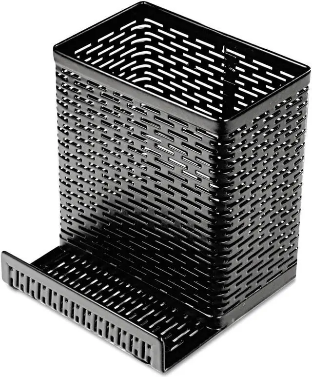 Alt view image 5 of 5 - Artistic Urban Collection Punched Metal Pencil Cup/Cell Phone Stand 3 1/2 x 3 1