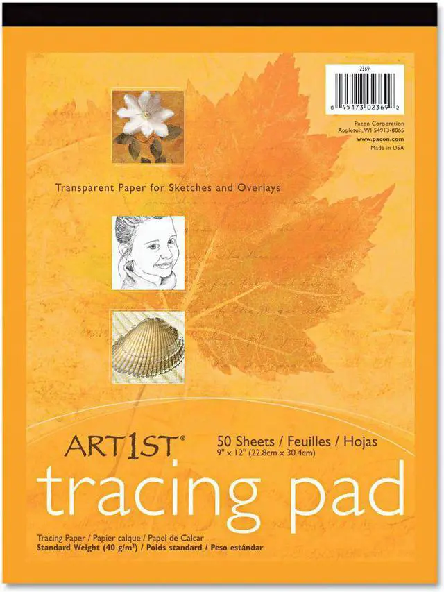 Alt view image 6 of 6 - Art1St Parchment Tracing Paper, 9 X 12, White, 50 Sheets