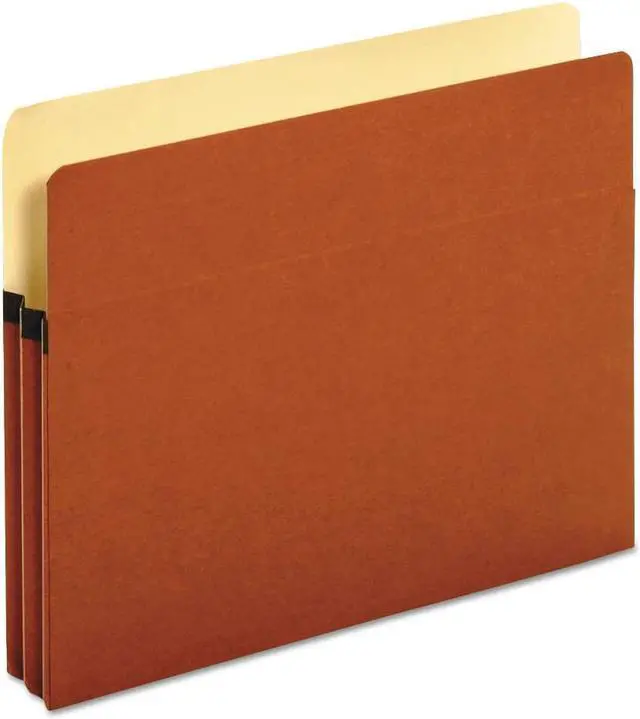 Alt view image 4 of 11 - UNIVERSAL 1 3/4 Inch Expanding File Pockets Straight Tab Letter Redrope/Manila