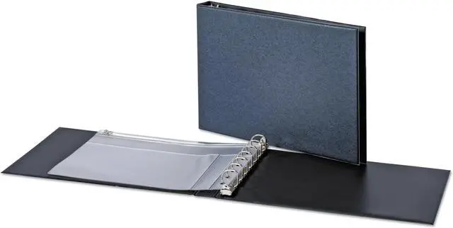 Alt view image 5 of 6 - Cardinal Check Binder Seven-Ring D-Ring Reference 1" Cap Other Black 35000