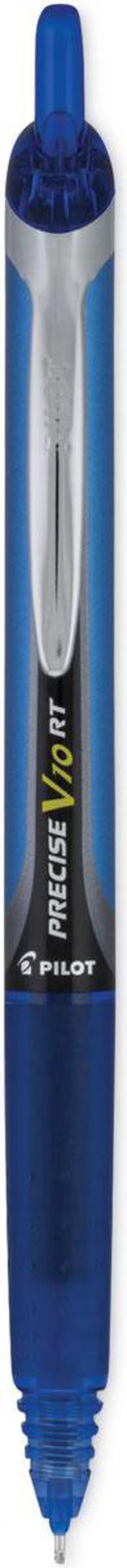 Alt view image 3 of 6 - Pilot V10RT Retractable Roller Ball Pen Bold 1 mm Blue Ink/Barrel Stand 13453