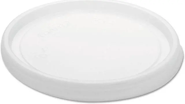 Alt view image 2 of 4 - Dart Non-Vented Cup Lids f/6 oz Cups 2 3-1/2 4 oz Food Containers Plastic Trans.