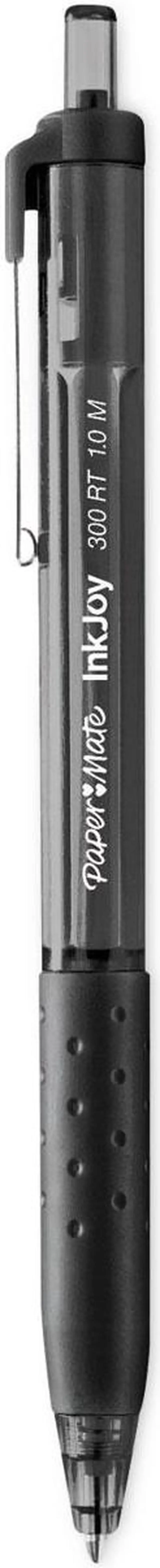 Alt view image 3 of 9 - Paper Mate InkJoy 300 RT Retractable Ballpoint Pens Medium Point Black Ink
