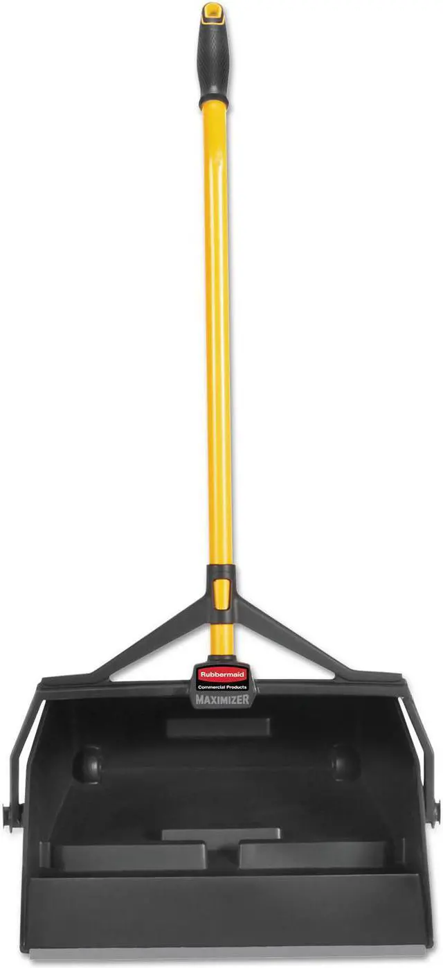 Alt view image 5 of 10 - Rubbermaid Commercial Debris Pan Wet/Dry 32 oz Cap 16-7/8"x12"x29" Black 2018806