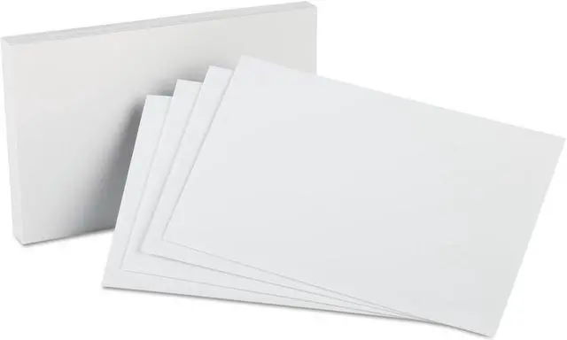 Alt view image 3 of 3 - Oxford Unruled Index Cards 5 x 8 White 100/Pack 50