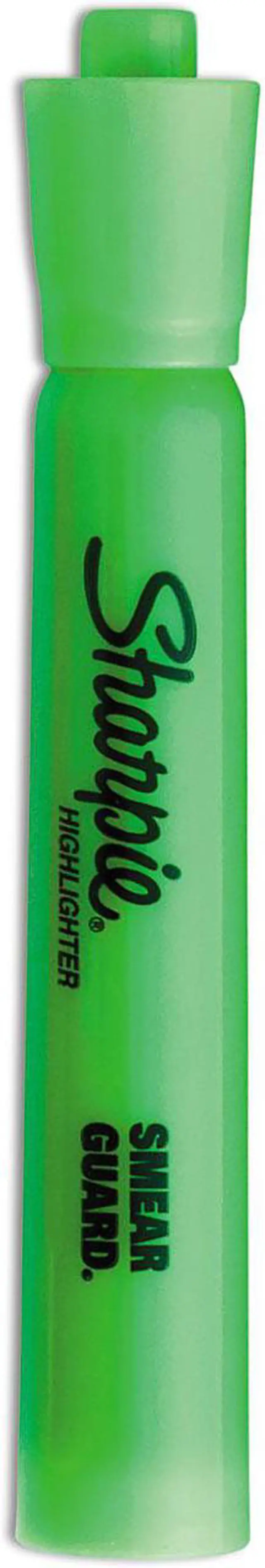 Alt view image 11 of 18 - Sharpie Accent Tank Style Highlighter Chisel Tip Fluorescent Green Dozen 25026