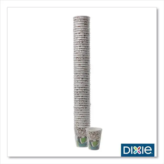 Alt view image 2 of 6 - Dixie PerfecTouch Hot Cups 8oz Coffee Dreams Individually Wrapped 50/Bag 20/CT 5338CDWR