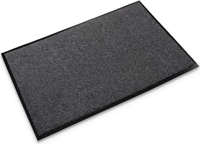 Alt view image 2 of 8 - Crown Rely-On Olefin GS 0034CH 315 Light Traffic Wiper Entrance Mat, 3 ft W x 4 ft L, 3/8 in THK, Charcoal, Polypropylene