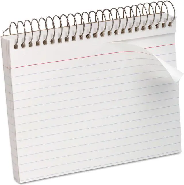 Alt view image 2 of 2 - Oxford Spiral Bound Ruled Index Cards