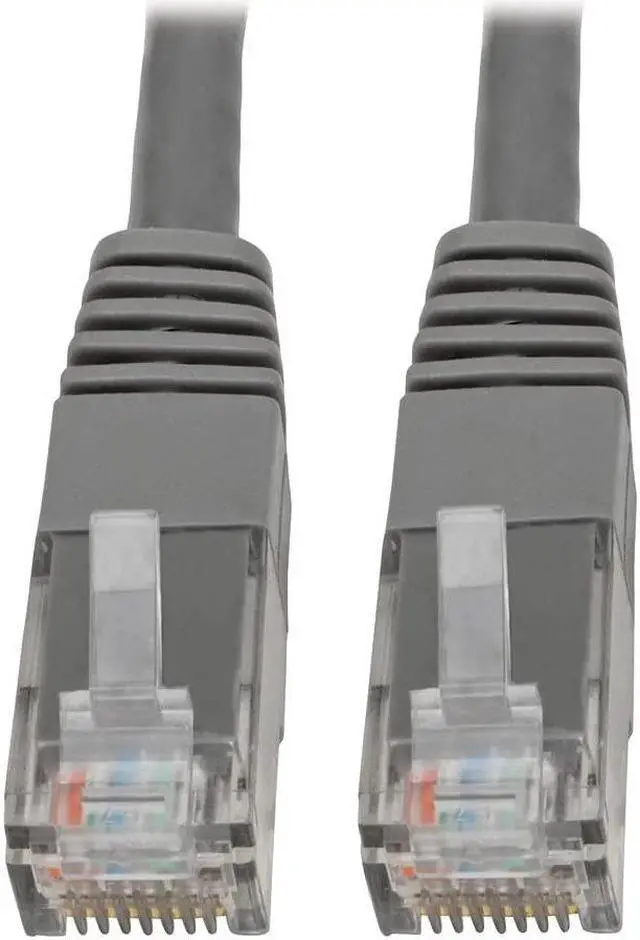 Alt view image 15 of 18 - Tripp Lite Premium N200-020-GY RJ-45 Patch Network Cable