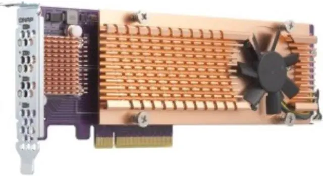 Alt view image 3 of 3 - Qnap Qm2-4P-384 M.2 To Pci Express Adapter