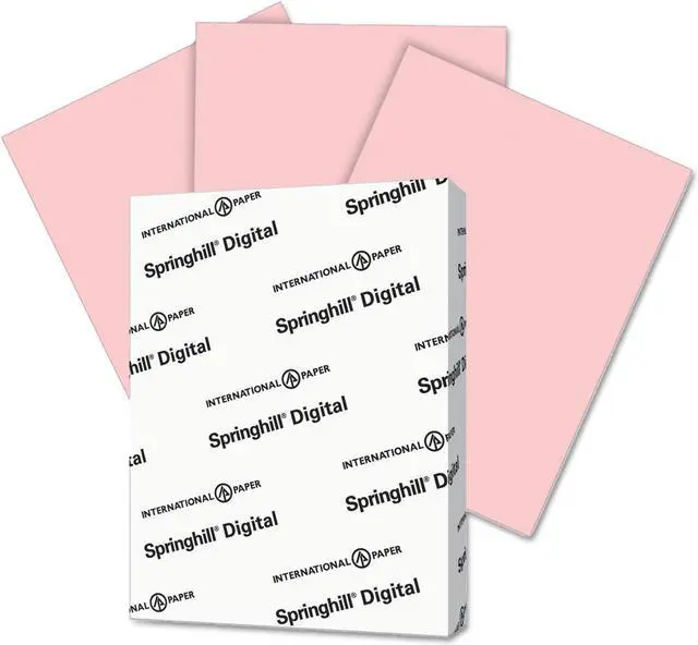 Alt view image 2 of 5 - Springhill Digital Vellum Bristol Color Cover 67 lb 8 1/2 x 11 Pink 250 Sheets