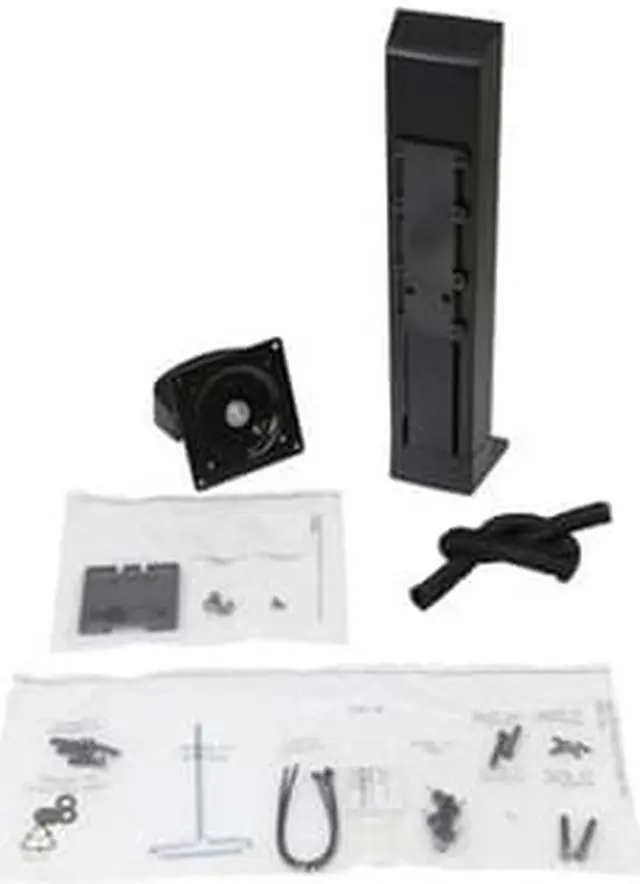 Alt view image 8 of 8 - Monitor Riser For 24" Monitors 30 Degree Tilt Black Supports 16 lb 97935085