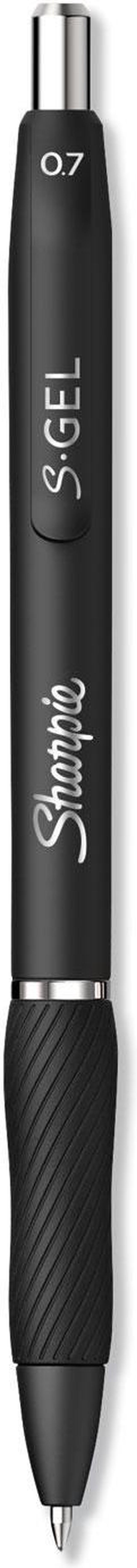 Sharpie S-Gel Retractable Gel Pen, Medium Point, Black Ink, Dozen (2096159)