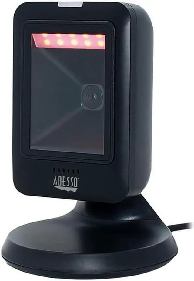 Alt view image 9 of 14 - Adesso 2D Omnidirectional USB Desktop Hand-Free CMOS Barcode Scanner 30 FPS