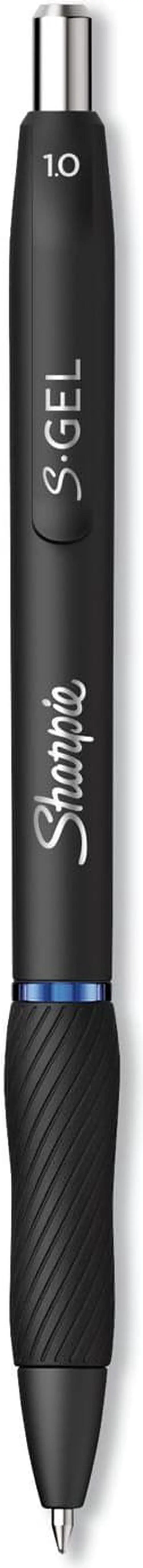 Alt view image 2 of 9 - Sharpie S-Gel S-Gel Retractable Gel Pen Bold 1 mm Blue Ink 2096187