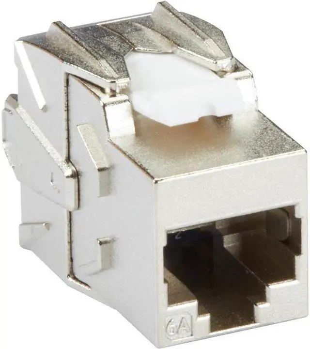 Alt view image 2 of 2 - BLACK BOX FMT700-R2 CAT6A SHIELDED JACK SILVER