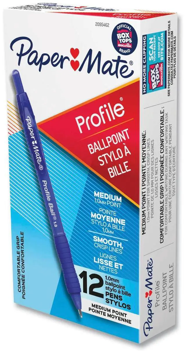 Alt view image 2 of 11 - Paper Mate Retractable Ballpoint Pen Bold 1 mm 2095462