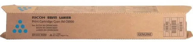 Alt view image 2 of 4 - Cyan Toner Cartridge for Ricoh 842282 IM C4500, IM C6000, Genuine Ricoh Brand