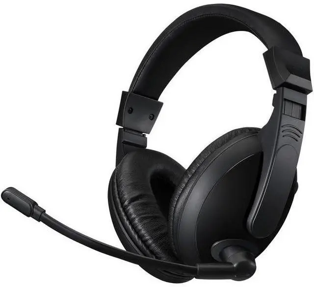 Main image of Adesso Black Xtream H5U USB Connector Stereo USB Multimedia Headphone/Headset with Microphone