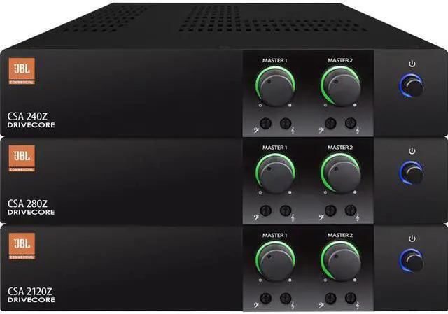 Alt view image 5 of 11 - JBL Commercial 2120Z Amplifier - 240 W RMS - 2 Channel - Black