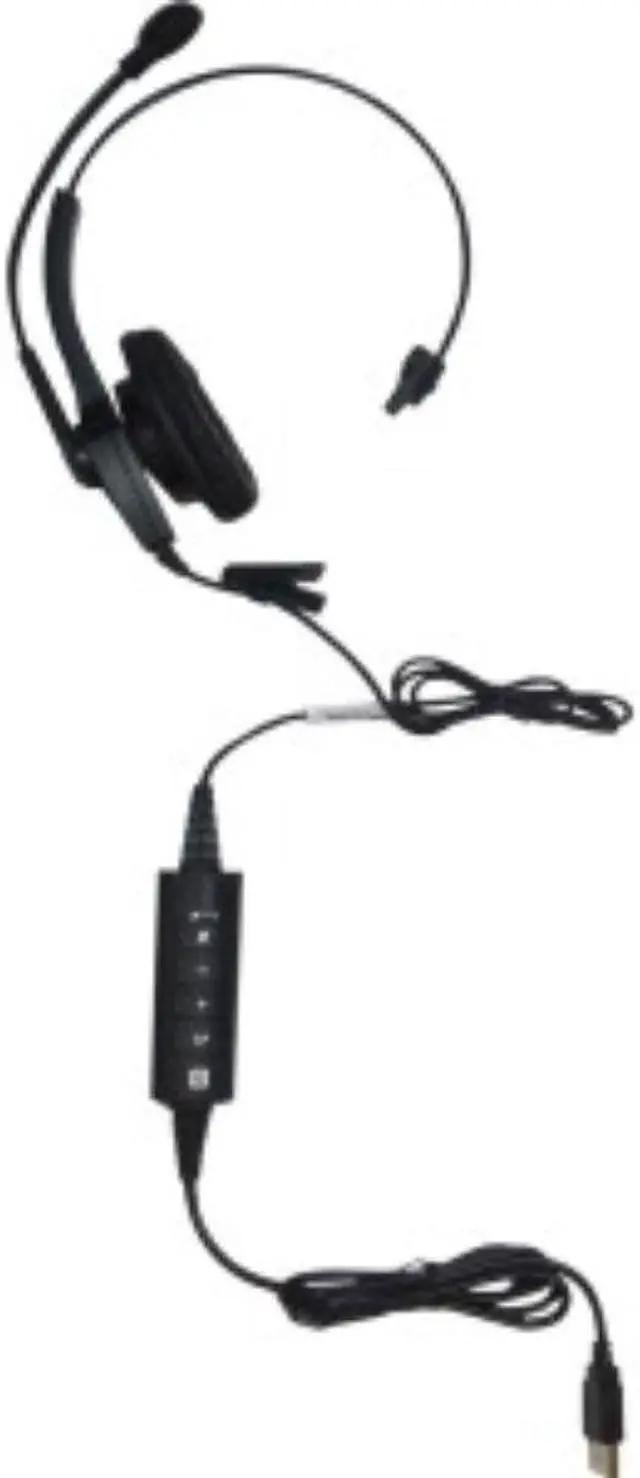 Alt view image 9 of 10 - SPRACHT ZuM UC LYNC compliant USB Headset - Single Ear (Monaural)