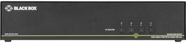 Alt view image 5 of 8 - Black Box KVM Switchbox with CAC SS4PDHDPUCAC