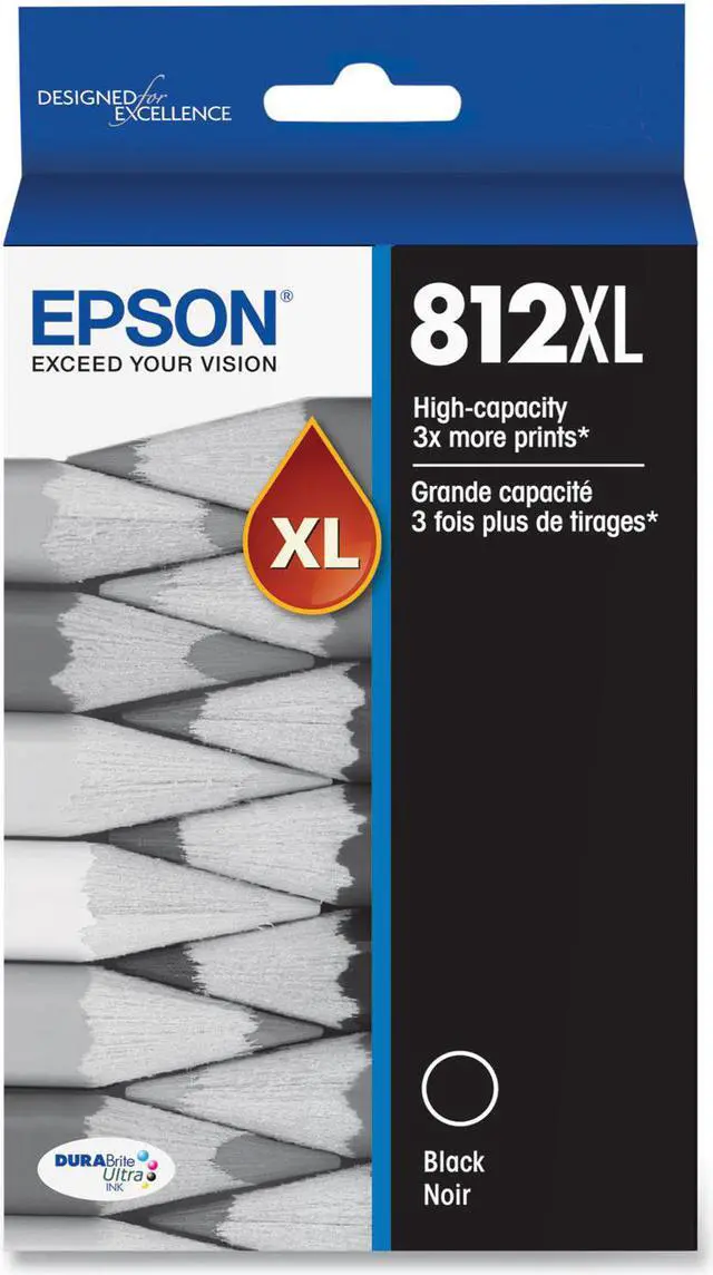 Main image of Epson T812XL Black DuraBrite Ultra High-Yield Ink T812XL120S