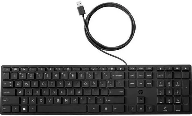 Main image of HP Wired Desktop 320K Keyboard 9SR37AAABA