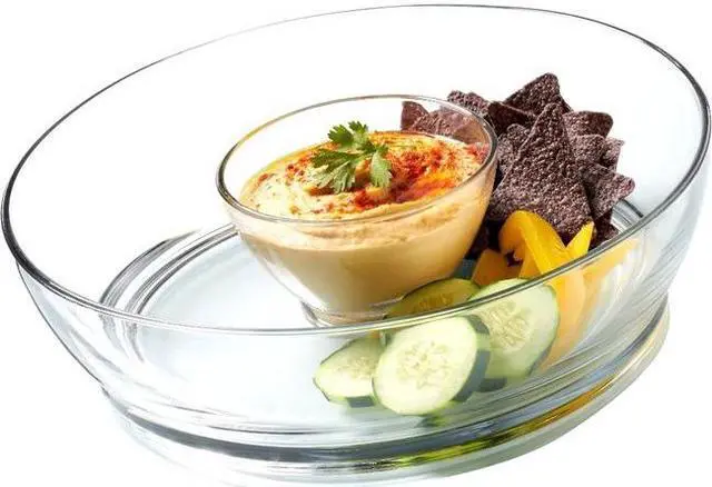 Main image of Whitman Glass Chip 'N Dip Set 13341L20