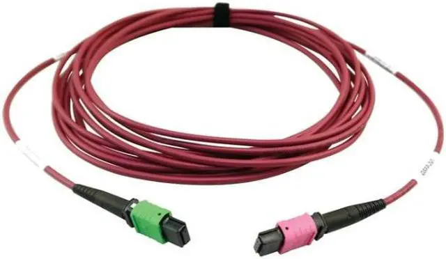 Main image of Tripp Lite 5m 400G Multimode 50/125 OM4 Fiber Optic Cable, Magenta N846D05M16BMG