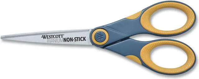 Alt view image 8 of 8 - Westcott Non-Stick Titanium Bonded Scissors 7" Straight 14851