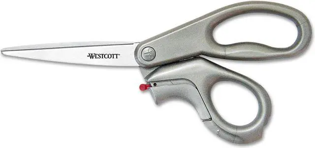 Alt view image 3 of 6 - Westcott EZ-Open Scissors and Box Cutters 8" Long Grey 13227