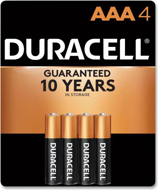 Alt view image 14 of 20 - DURACELL CopperTop MN2400 1.5V AAA Alkaline Battery, 4-pack