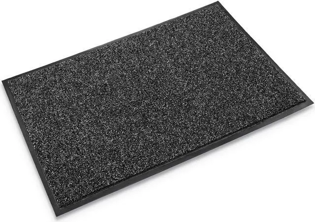 Alt view image 2 of 6 - Crown Cross-Over Indoor/Outdoor Wiper/Scraper Mat Olefin/Poly 36 x 60 Gray