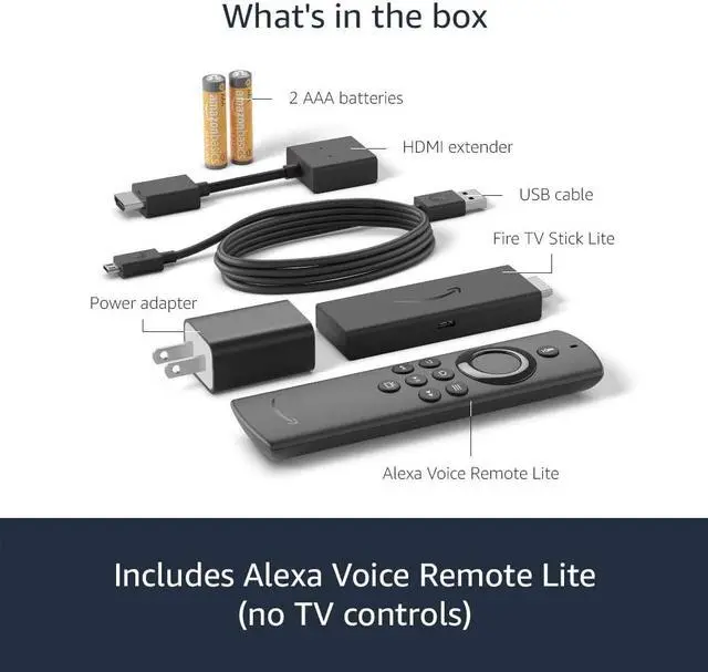 Alt view image 3 of 20 - Fire TV Stick Lite with Alexa Voice Remote Lite