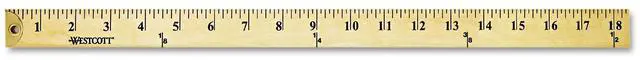 Alt view image 11 of 13 - Westcott Wood Yardstick with Metal Ends 36" 10425